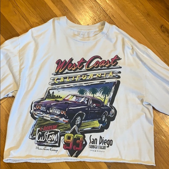 Brandy Melville Tops - J. GALT BRANDY MELVILLE LONGSLEEVE GRAPHIC SHIRT